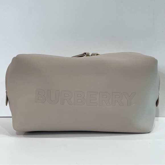 Burberry Beige Toiletry Cosmetic Bag Pouch - Picture 1 of 14